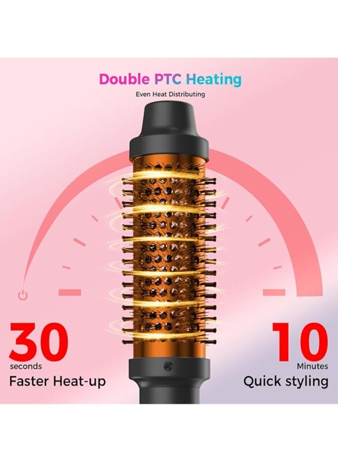 Hot Round Brush Ion 3-in-1 38mm Hot Hairpin Brush for Hair Styling 120-210°C Digital display of 5 temperatures, the curling iron creates loose curls - Image 3