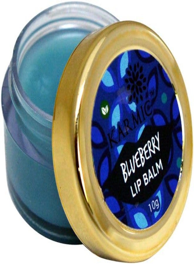 KARMIC Blueberry Lip Balm for Women & Men (10g) | Enriched with Shea Butter for Soft & Bright Lips | 24 Hrs Moisturizer Lip Balm for Dry, Chapped & Pigmented Lips (Pack of 2) - Image 1