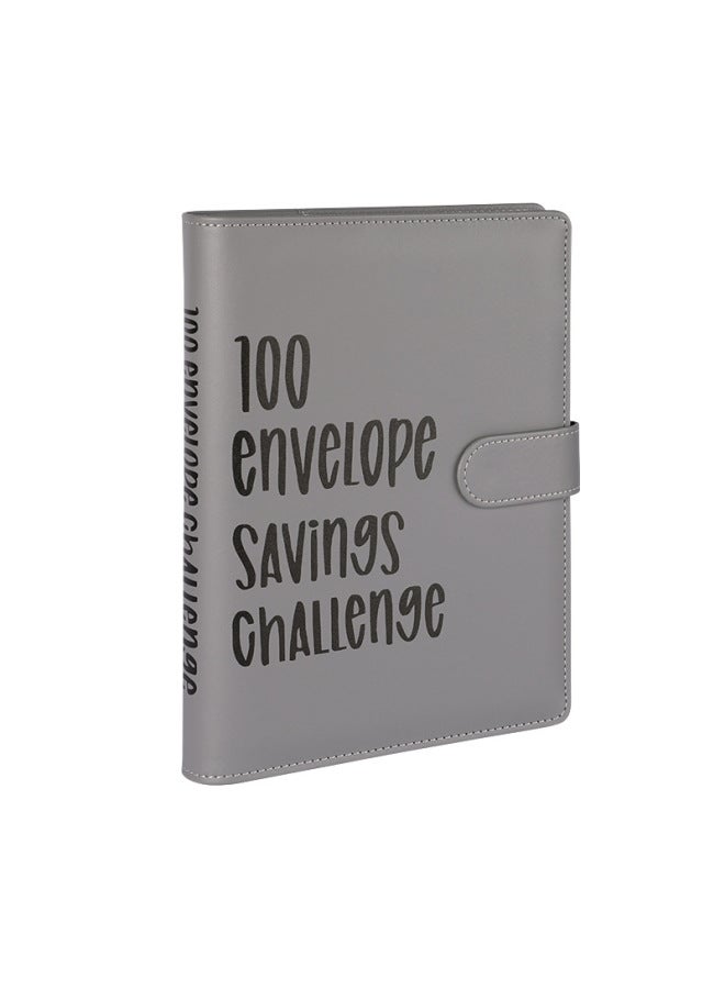 HONGYANG Envelope Challenge Binder Couple's 100-day Challenge Saving Savings Hand Account Notebook - Image 1