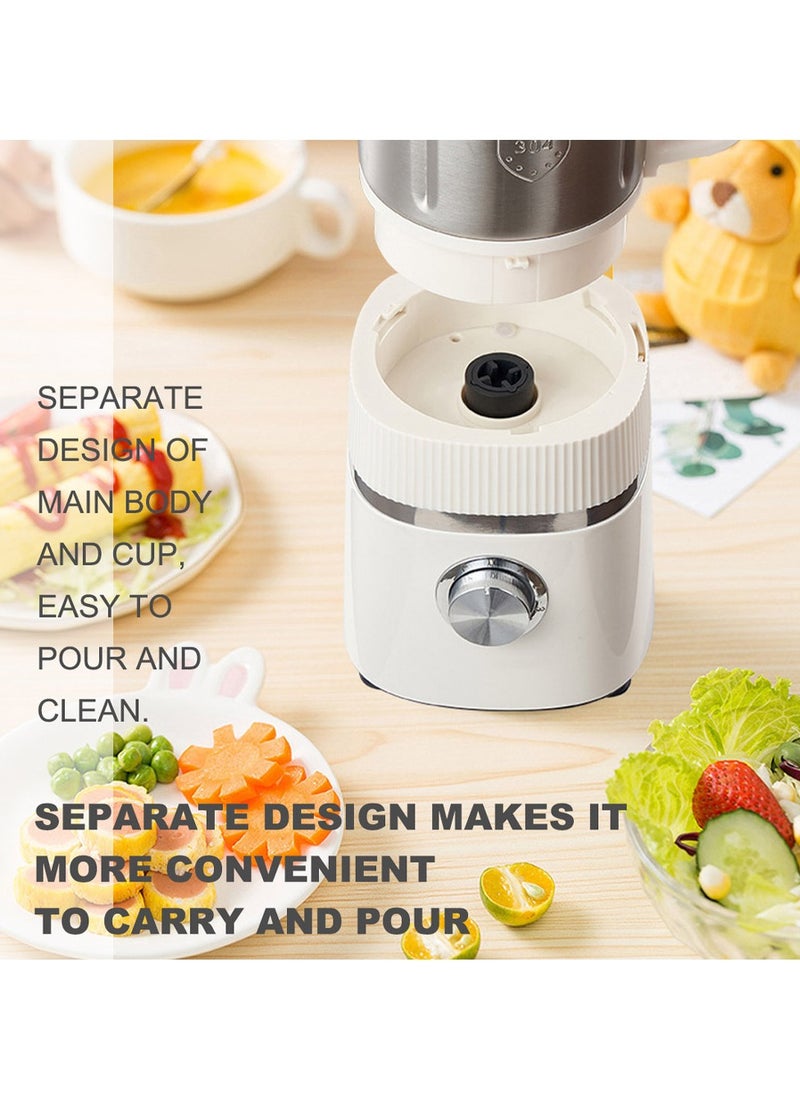 ET-LIFE - Electric Grinder, 800g Stainless Steel Coffee-Bean Grinder Stainless Steel, for Spices, Herbs, and Nuts Grinding and Coffee CR-0429 White - Image 1