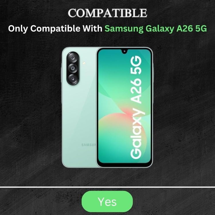 ShieldTech Back Cover Case + Screen Protector for Samsung Galaxy A26 5G | Transparent Mobile Phone Back Case Cover for Samsung Galaxy A 26 | Samsung A26 5G TPU Transparent Back Cover Case - Image 5