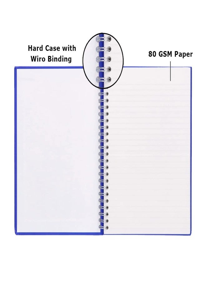 HQ Navneet HQ | Hard Cover Notebook - Corporate Edge (Gray) for Office and Professional Use | Wiro Bound and Foil Stamping | Single Line | A5 Size - 21 cm x 14.8 cm | 192 Pages - Image 4