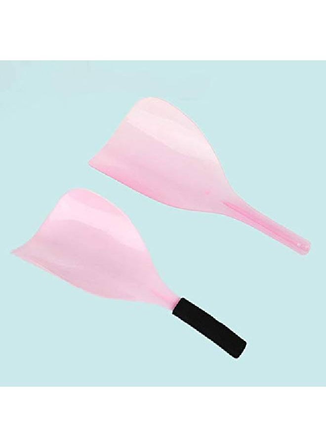 Teensery 2 Pcs 128 Inch Barber Hair Salon Hairdressing Mask Shield Haircut Hairspray Hair Gel Face Cover Face Eyes Protector For Makeup Hair Cutting Coloring Random Color  - Image 3
