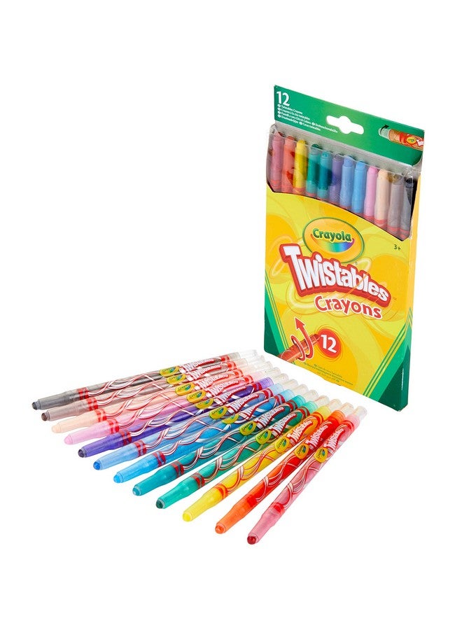 كرايولا أقلام تلوين كرايولا تويستابلز من كرايولا، عبوة من 12 قطعة - متعددة الألوان - Image 3