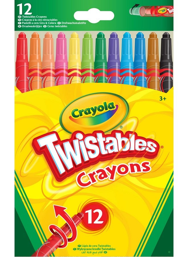 كرايولا أقلام تلوين كرايولا تويستابلز من كرايولا، عبوة من 12 قطعة - متعددة الألوان - Image 1