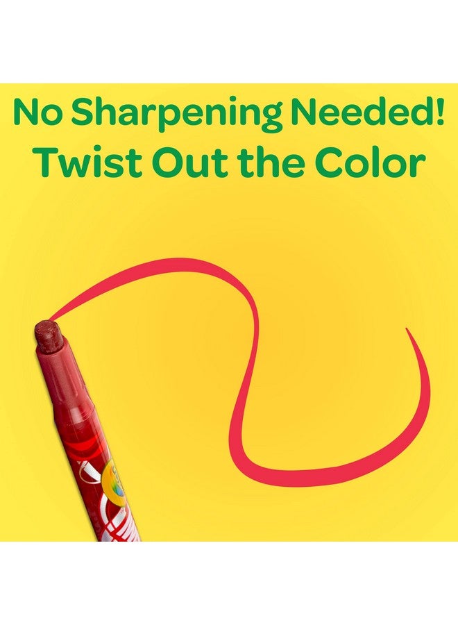 كرايولا أقلام تلوين كرايولا تويستابلز من كرايولا، عبوة من 12 قطعة - متعددة الألوان - Image 5