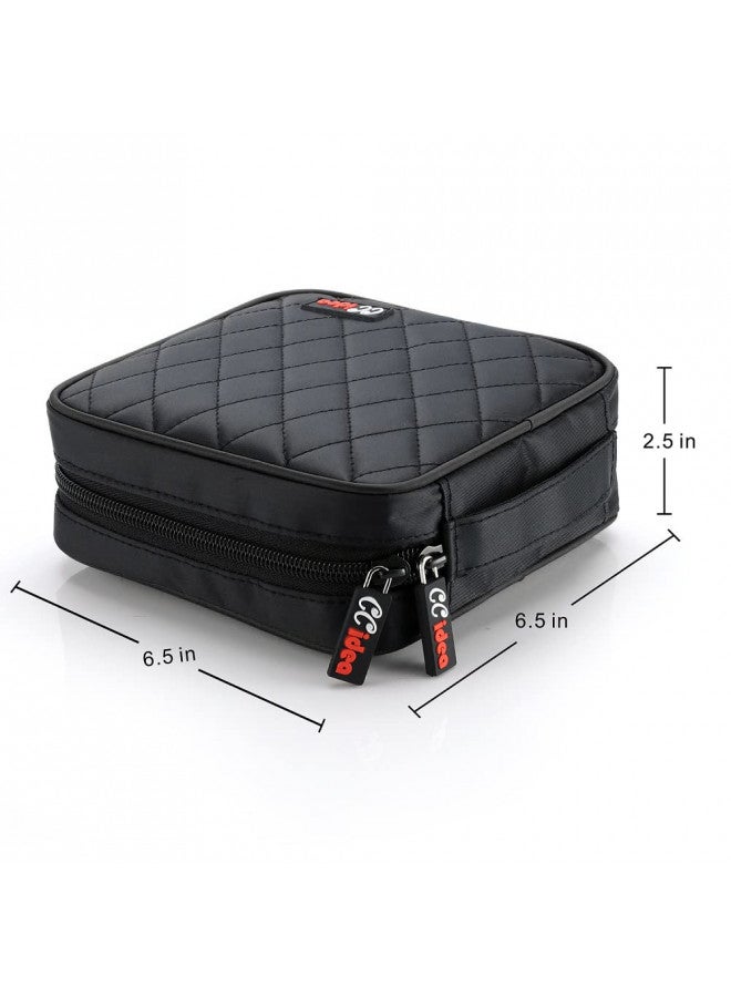 CCidea 40 Capacity CD/DVD Case Holder Portable Wallet Disc Storage Binder for Car, Home,Travel Carrying Organizer (Black) Specials - Image 2