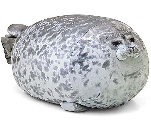 ETAOLINE Chubby Blob Seal Pillow Cute Seal Plush Toy Cotton Stuffed Animals XLarge - Image 1