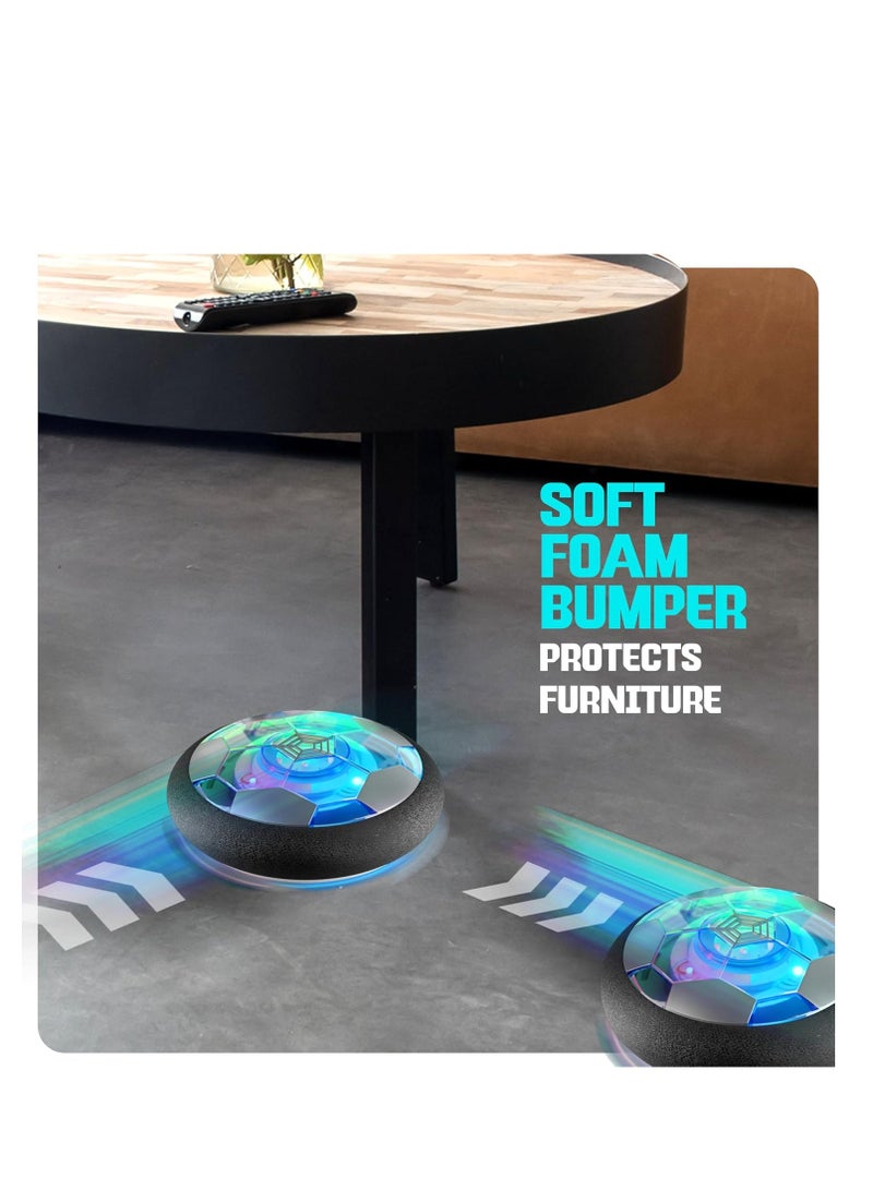 كرة قدم نينجا بلاست هوفر للاطفال - هدايا عيد ميلاد للاولاد - العاب داخلية هدية للاولاد من سن 6 و7 و8 و9 و10 و11 و12 سنة - العاب مضيئة للاطفال - 6-8 و8-12 سنة - هدايا للاولاد بعمر 8 سنوات، خشب - Image 4