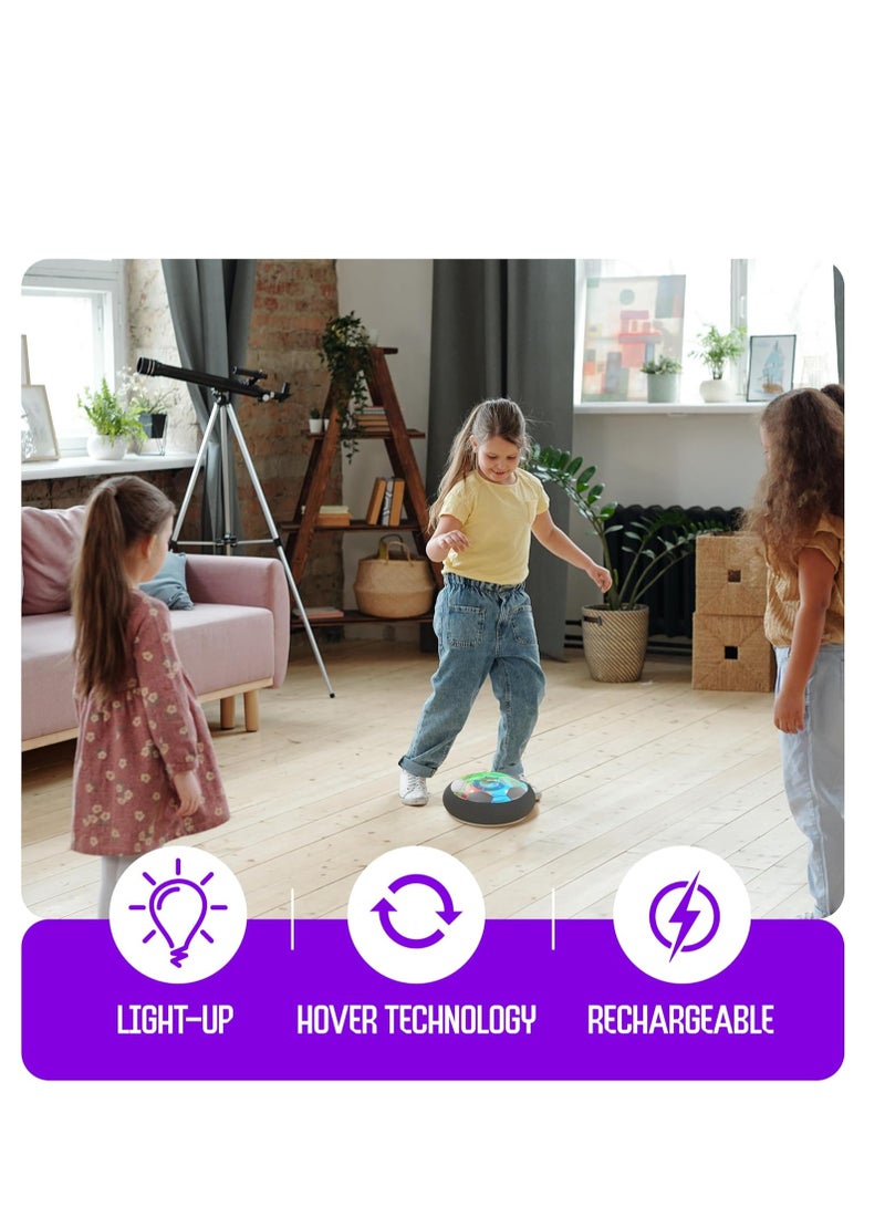 كرة قدم نينجا بلاست هوفر للاطفال - هدايا عيد ميلاد للاولاد - العاب داخلية هدية للاولاد من سن 6 و7 و8 و9 و10 و11 و12 سنة - العاب مضيئة للاطفال - 6-8 و8-12 سنة - هدايا للاولاد بعمر 8 سنوات، خشب - Image 3