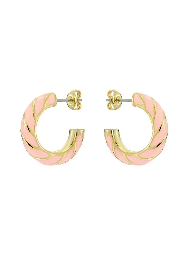 تيد بيكر TIFFANY: Twist Enamel Hoop Earrings