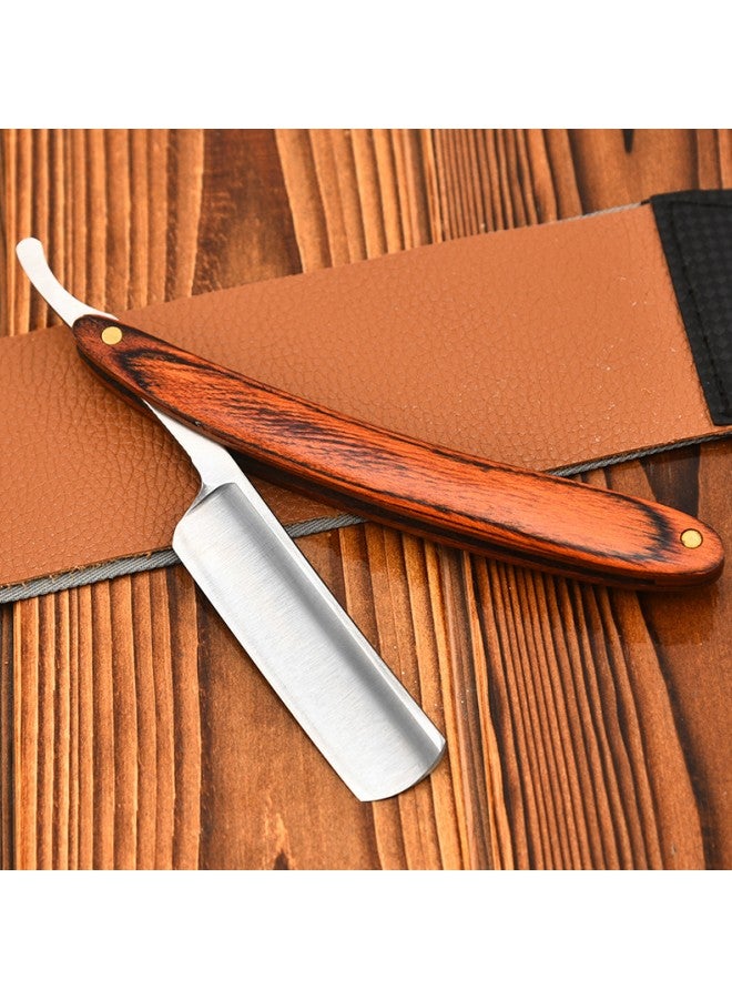 دبليو أيه أو كي أن ماكينة حلاقة للجنسين بمقبض خشبي طبيعي، مناسبة للحلاقة وتشكيل الحواجب وإزالة شعر الجسم - Image 4