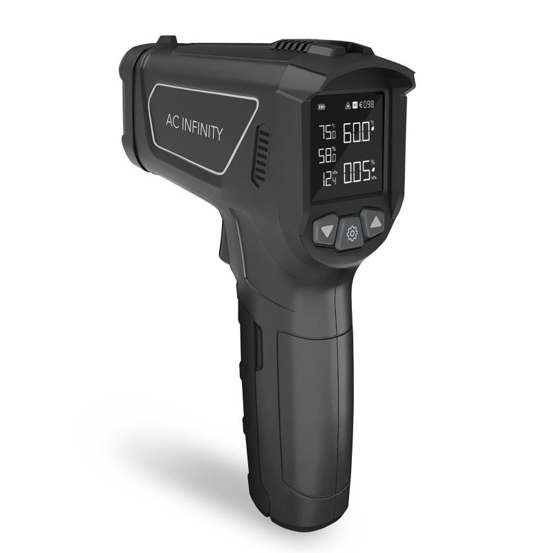 AC Infinity VPD Thermometer, Handheld Environmental Monitor, Captures Leaf VPD and Temperature, Calibrates Smart Controllers, Precision Infrared Range for Plants, Grow Tents, Greenhouses, Terrariums - Image 1