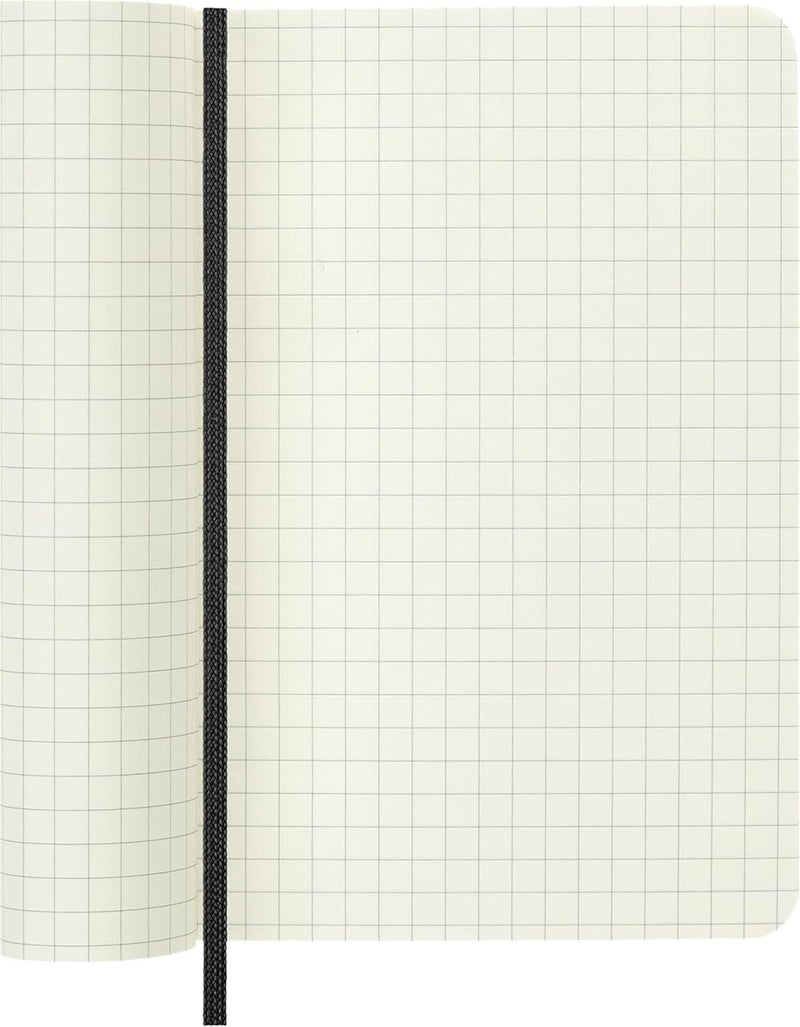 Moleskine Soft Cover Pocket Squared Notebook Black - Image 5