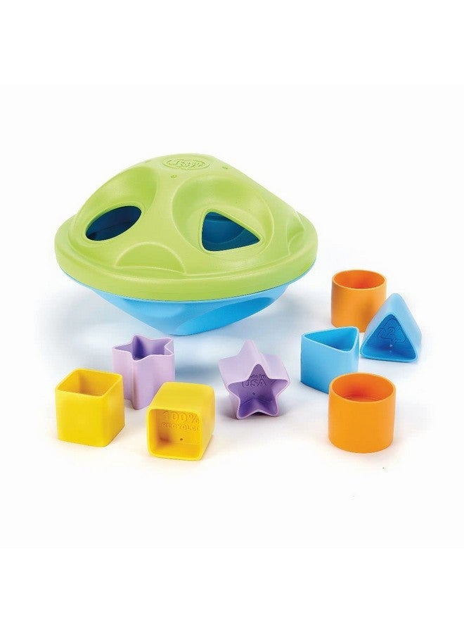 Green Toys Shape Sorter for 6 months +, Green/Blue - Image 1