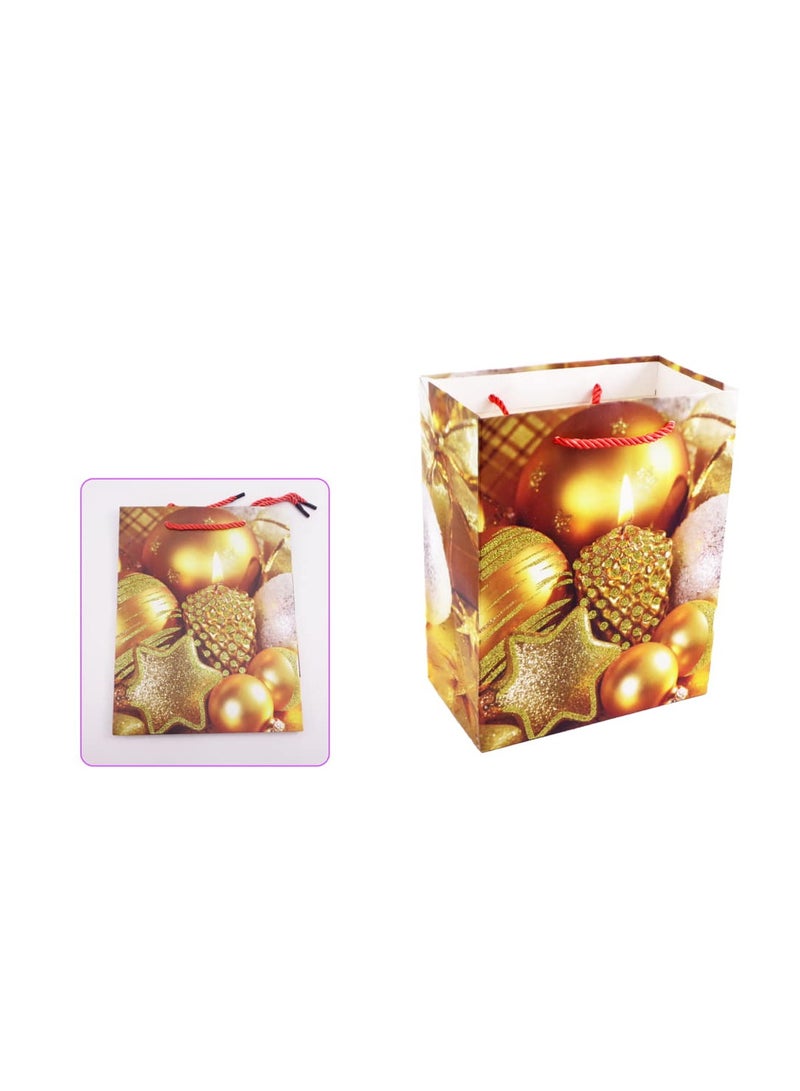 PARTY FUN Radiant Elegance Paper Gift Bag by Party Fun 10x18x23cm Elevate Your Gift Presentation with Timeless Style  - Image 2