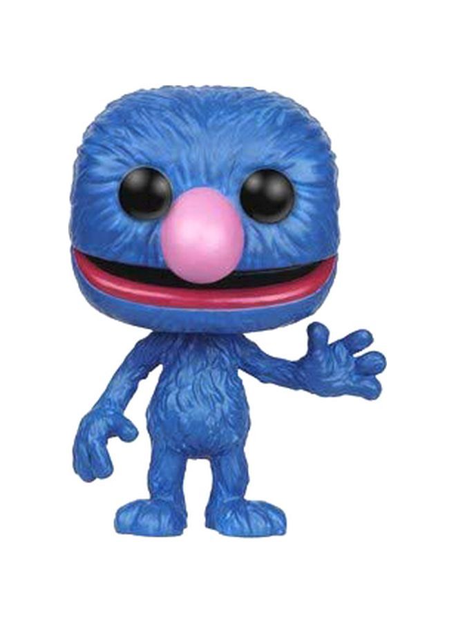 نيبمينينت مجسم صغير لشخصية جروفر برأس كبير هزاز من مسلسل "123 Sesame Street" طراز 9 3.75بوصة - Image 1