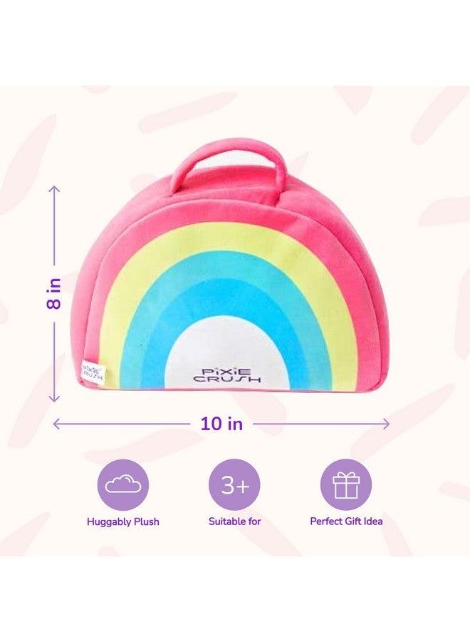 PixieCrush مجموعة حيوانات محشوة بيكسي كراش يونيكورن - 5 ألعاب محشوة للفتيات مع ناروال، بوبكور، كيتكور ويونيكورن قوس قزح - دمى ناعمة مع حقيبة حمل - هدية للأطفال من عمر 3 سنوات وما فوق - Image 3