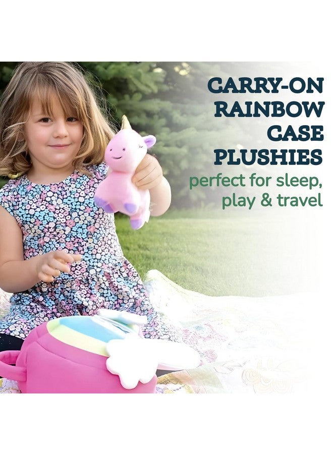 PixieCrush مجموعة حيوانات محشوة بيكسي كراش يونيكورن - 5 ألعاب محشوة للفتيات مع ناروال، بوبكور، كيتكور ويونيكورن قوس قزح - دمى ناعمة مع حقيبة حمل - هدية للأطفال من عمر 3 سنوات وما فوق - Image 5