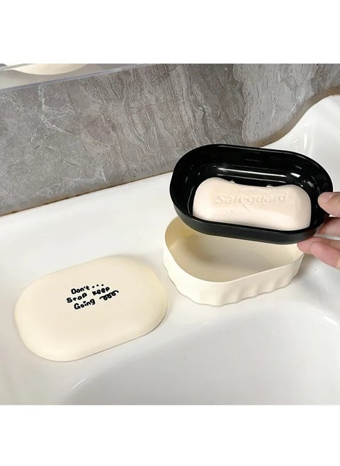 ® Ergonomic Design with Self Drainage Protects Soap from Melting Stylish Soap Holder Keeps Your Soap Organized and Dry with Modern and Practical Design