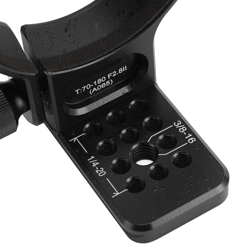 Lens Collar Tripod Mount for T70 180 F28. Lens, 70mm Type Quick Release Plate, Aluminum Alloy Tripod Collar Mount with 14/38/ Inch Holes, Secure and Balanced Mounting for Photog - Image 4
