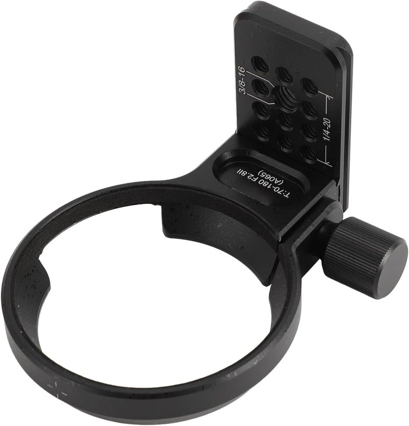 Lens Collar Tripod Mount for T70 180 F28. Lens, 70mm Type Quick Release Plate, Aluminum Alloy Tripod Collar Mount with 14/38/ Inch Holes, Secure and Balanced Mounting for Photog - Image 2