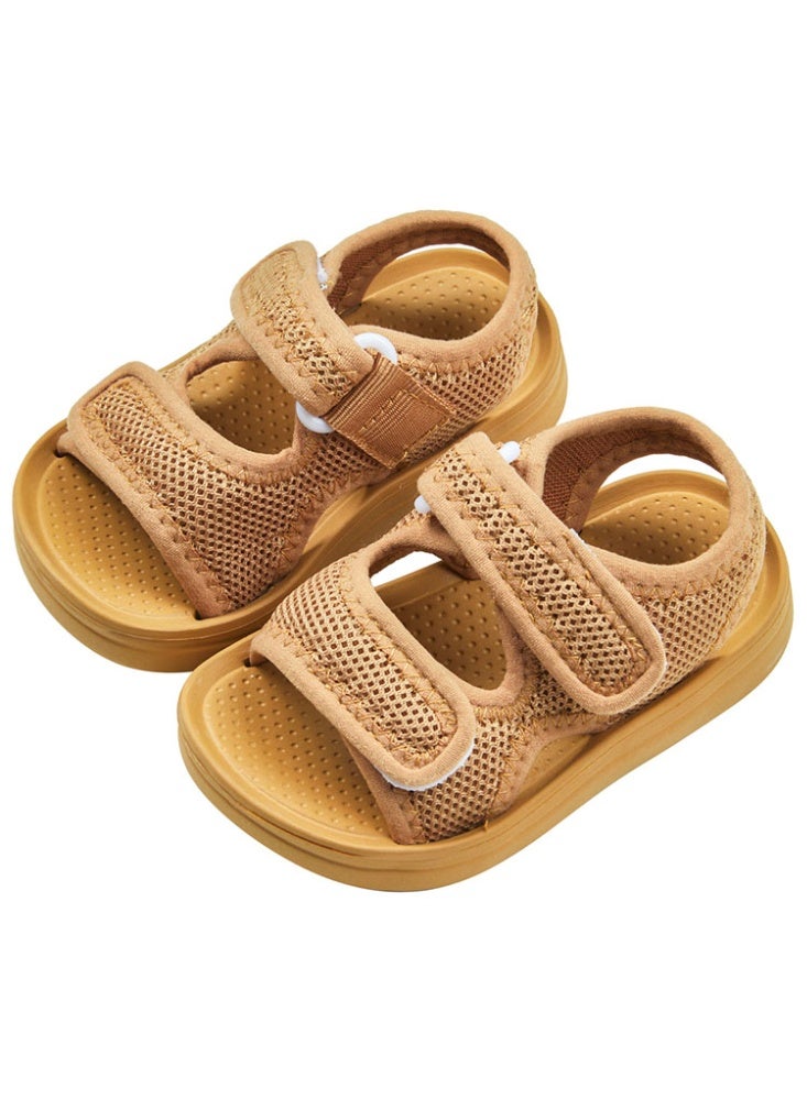 Children's summer sandal/brown - Image 1