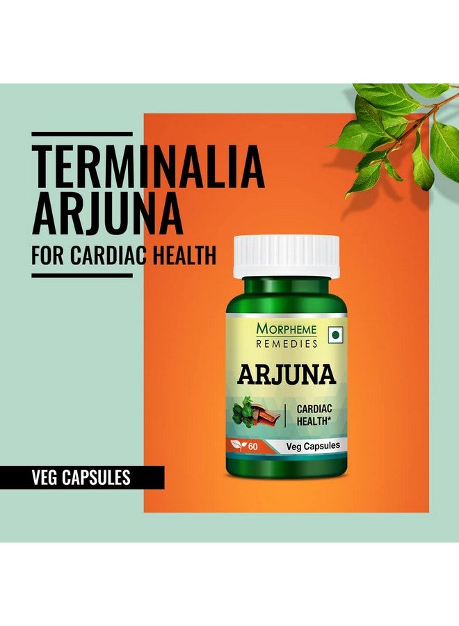 Morpheme Remedies Morpheme Remedies Terminalia Arjuna 500mg Extract 60 Veg Caps - Image 4