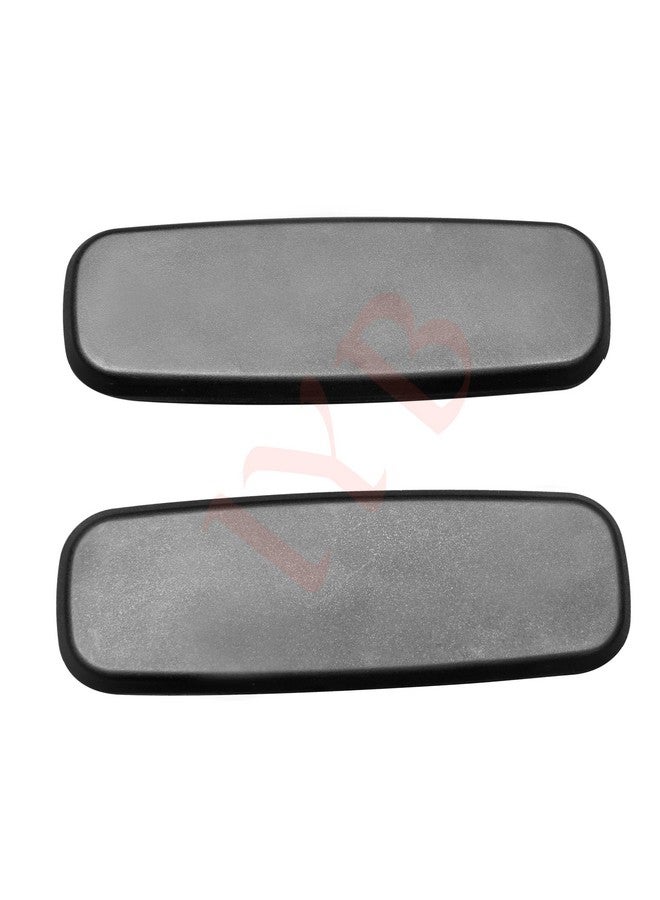 IYB-Office Chair Replacement Plastic Arm Pads, Chair Armrest Pads for Supporting Arms and Elbow (with 4 Free Screws, Black) - Image 1
