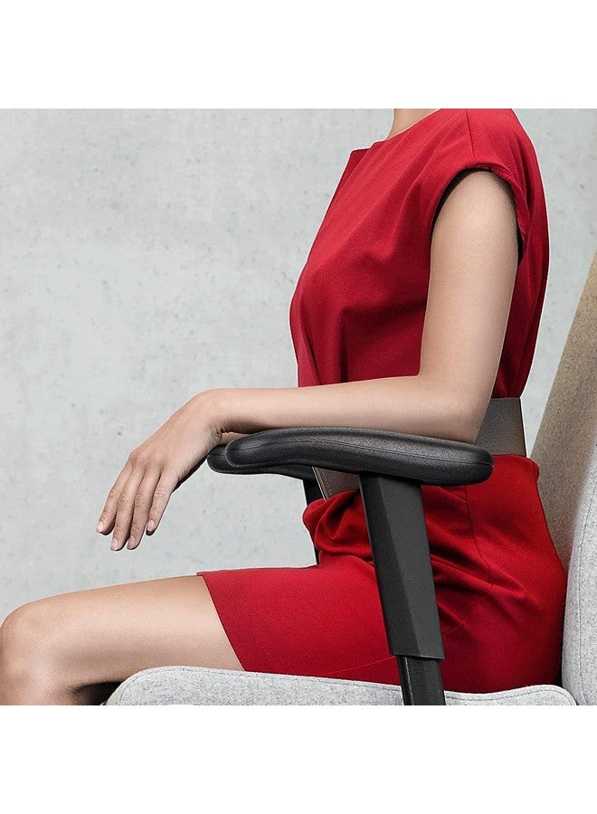 IYB-Office Chair Replacement Plastic Arm Pads, Chair Armrest Pads for Supporting Arms and Elbow (with 4 Free Screws, Black) - Image 5