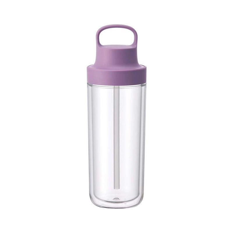 KINTO 20074 Togo Bottle 169 fl oz 480 ml Purple Includes Straw Lightweight Water Bottle Dishwasher Safe Double Wall Construction - Image 2