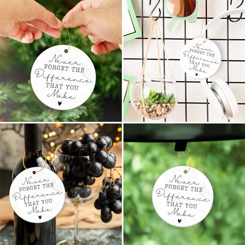 ZAGKOO Thank You Gifts for Women, Men - Christmas Appreciation Gifts for Coworkers, Teacher, Boss, Nurse, Employee, Friend, Office, Pastor - Bosses Day Gift for Women, Men - Ceramic Christmas Ornaments 2025 - Image 3