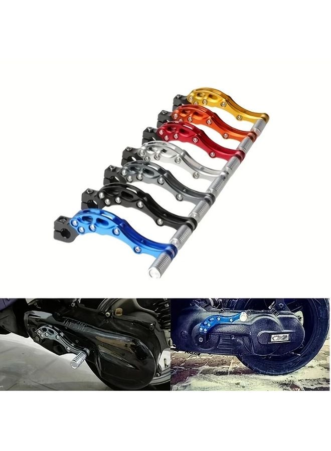 Blue Motorcycle Kickstart Lever CNC Aluminum Alloy Non Slip Grip Easy Installation - Image 2