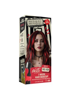 SPLAT Beetlejuice Beetlejuice Splat 1Wash Temporary Hair Dye Red Pop 