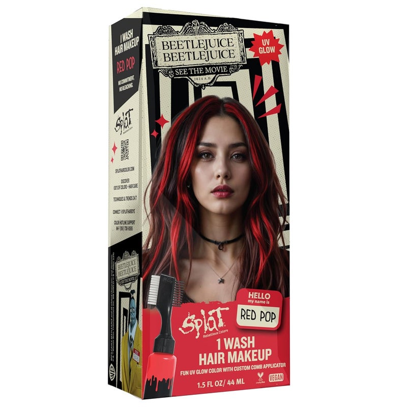 صبغة شعر مؤقتة حمراء من سبلات 1 واش من بيتلجوس بيتلجوس