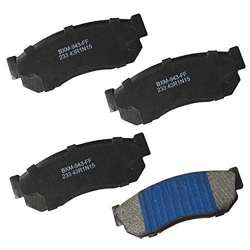 Bendix Premium SBM233 Semi-Metallic Front Brake Pads for Nissan Pulsar 1983, Pulsar NX 1985-1983, Sakura 1986-1984, Sentra 1983-1982, Tsuru 1991-1984, Subaru Justy 1989-1987 - Image 1