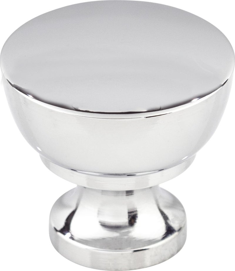 Top Knobs M1121 Dakota Collection 1-1/4" Bergen Knob, Polished Chrome - Image 1
