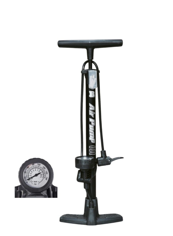 Spall Universal Air Pump with Pressure Gauge – High-Pressure Hand Pump for Football, Basketball, Bicycle, and Sports Balls