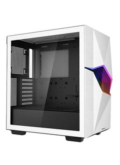 DEEPCOOL Cyclops WH Mid- Tower Computer Case/Gaming Cabinet - White | Support Mini-ITX/Micro-ATX/ATX/E-ATX | Pre-Installed 1 x 120 mm Front Fan - R-WHAAE1-C-1  - Image 2