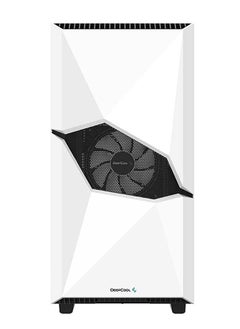 DEEPCOOL Cyclops WH Mid- Tower Computer Case/Gaming Cabinet - White | Support Mini-ITX/Micro-ATX/ATX/E-ATX | Pre-Installed 1 x 120 mm Front Fan - R-WHAAE1-C-1  - Image 3