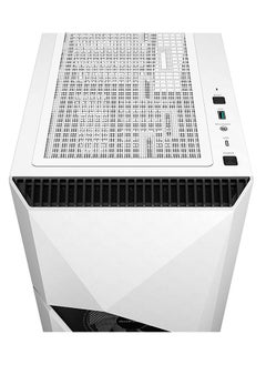 DEEPCOOL Cyclops WH Mid- Tower Computer Case/Gaming Cabinet - White | Support Mini-ITX/Micro-ATX/ATX/E-ATX | Pre-Installed 1 x 120 mm Front Fan - R-WHAAE1-C-1  - Image 5