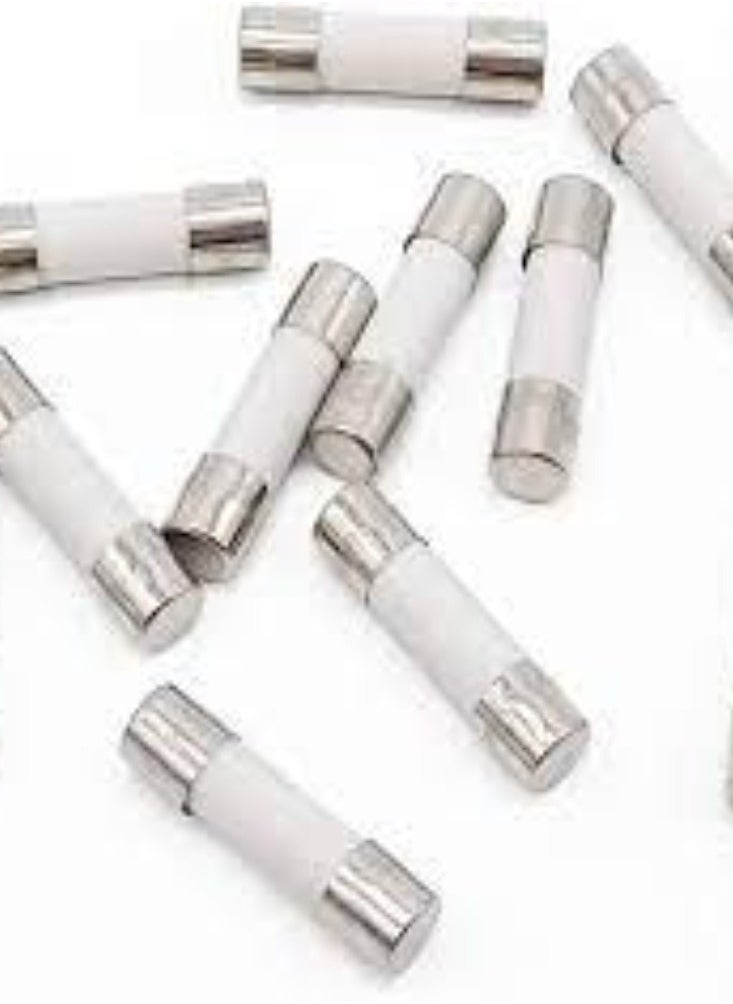 KNP - KNP 4A electrical ceramic tube fuses with dimensions 10x38 mm are designed to protect electrical circuits by interrupting the current flow in the event of an overload or short circuit. - Image 1