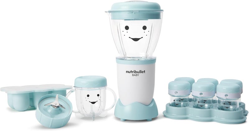 nutribullet NBY-50100 Baby Complete Food-Making System, 32-Oz, White, Blue, Clear - Image 2