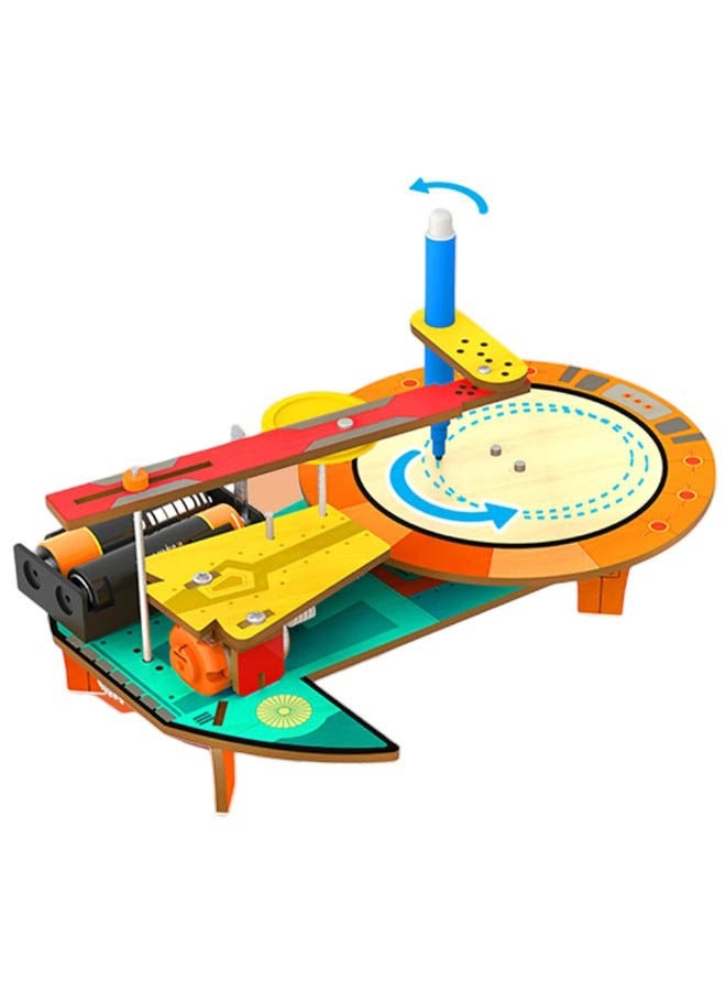 FUN MOMENT Wooden Automatic Electric Plotter for Scientific Experiments  - Image 3