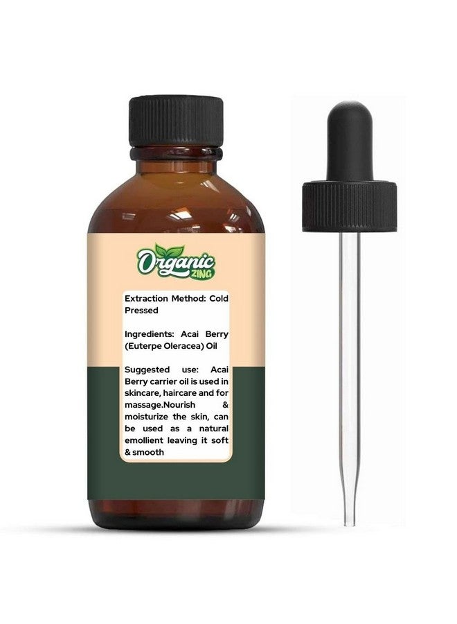 ORGANIC ZING زيت توت الأكاي العضوي (Euterpe Oleracea) | زيت ناقل نقي وطبيعي للعناية بالبشرة والشعر والتدليك - 30 مل/1.01 أونصة سائلة - Image 2