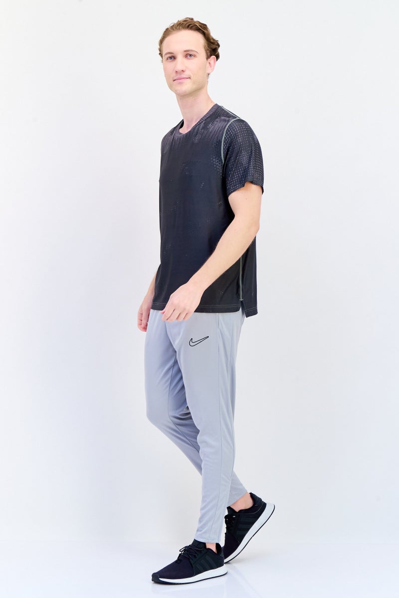 Nike Men Sportswear Fit Short Sleeves Training T-Shirt, Grey - Image 4