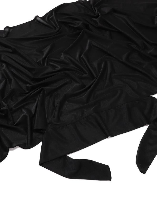 Take Two Black Solid Hijab - Image 4