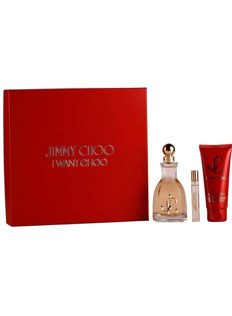 Jimmy Choo I Want Choo EDP 100ML Gift Set (Contents May Vary)