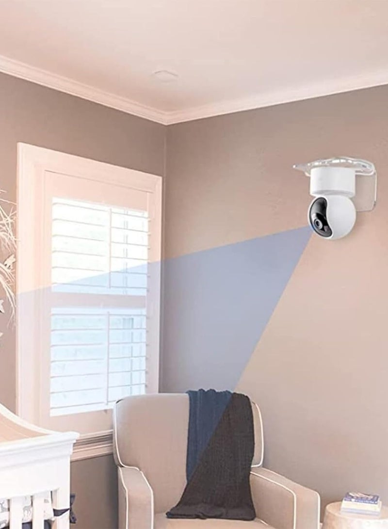 Eworld Acrylic Floating Wall Shelves with Cable Clip, Easy Installation Display Shelves for Plants, Speakers, Security Cameras, and Baby Monitors, Available in Packs of 3, 6, 9, and 12 - Image 4