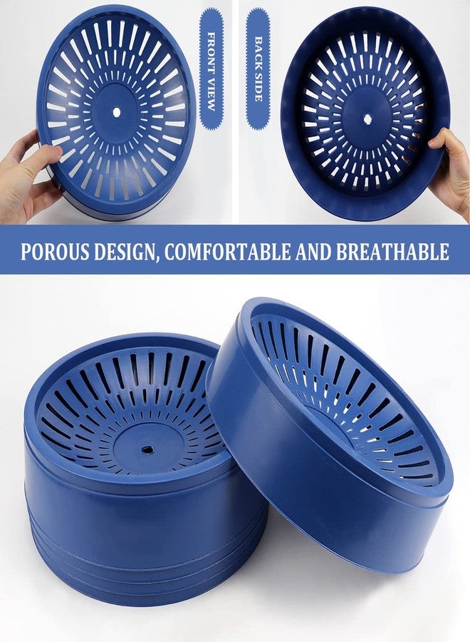 YOLUFER 10 Pcs Plastic Pigeon Nest Bird Nest Bowls Pigeon Nest Bowl Breeding Hatching Nest for Pigeons Quails Breeding Hatching (Blue1) - Image 3